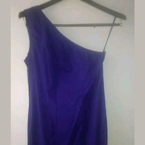 Gap purple one shoulder dress 8💜